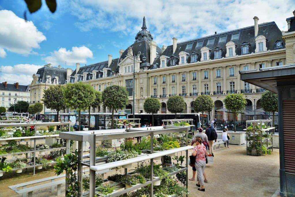 Joli Studio Au Calme Proche Parc Du Thabor/Centre Rennes Zewnętrze zdjęcie
